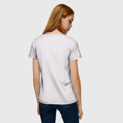 Женская футболка 3D с принтом Blackpink, вид сзади #2