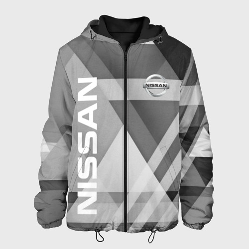 Мужская куртка 3D с принтом NISSAN, вид спереди #2
