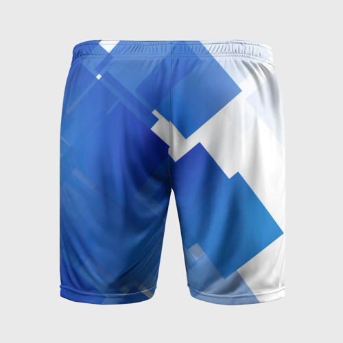 Мужские шорты спортивные с принтом SUBARU, вид сзади #1
