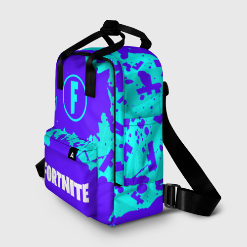 Женский рюкзак 3D с принтом FORTNITE / ФОРТНАЙТ, фото на моделе #1