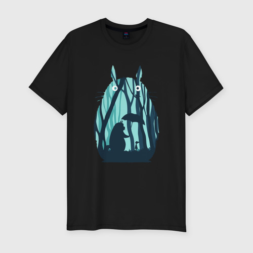 Мужская футболка премиум с принтом Totoro, вид спереди #2