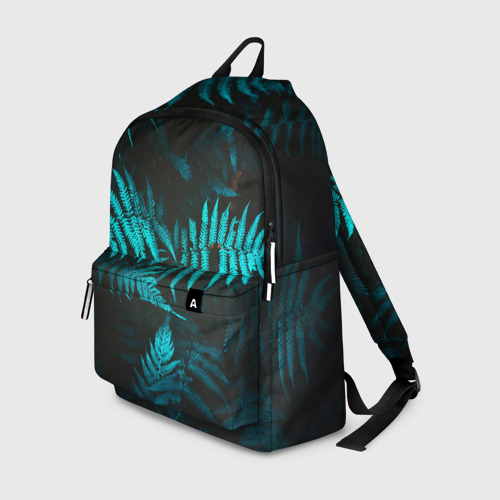 Рюкзак 3D с принтом ПАПОРОТНИК, вид спереди #2