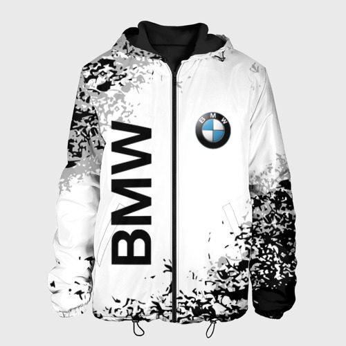 Мужская куртка 3D с принтом BMW, вид спереди #2