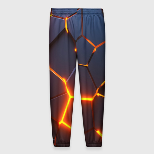 Мужские брюки 3D с принтом CHEVROLET, вид сзади #1