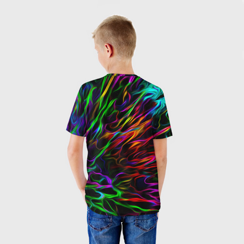 Детская футболка 3D с принтом CS GO / КС ГО, вид сзади #2