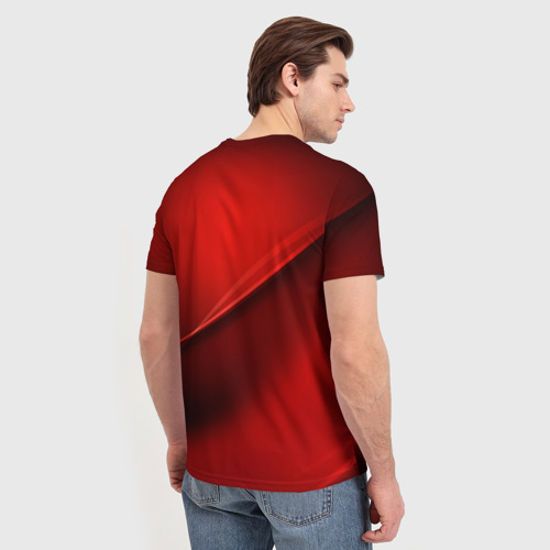 Мужская футболка 3D с принтом AUDI, вид сзади #2