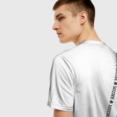 Мужская 3D футболка с принтом Богдан, вид сзади #2