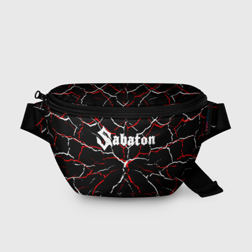 Поясная сумка 3D с принтом Sabaton, вид спереди #2