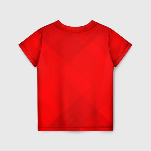 Детская 3D футболка с принтом ARSENAL, вид сзади #1
