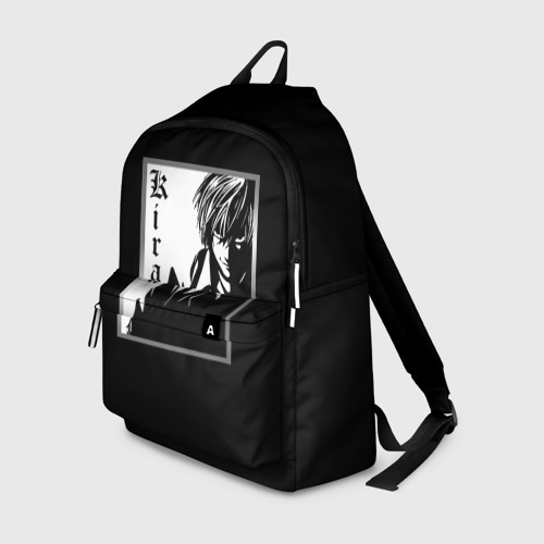 Рюкзак 3D с принтом Ягами Лайт Тетрадь смерти, вид спереди #2
