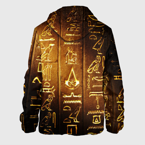 Мужская куртка 3D с принтом ASSASSIN`S CREED l ORIGINS(S), вид сзади #1