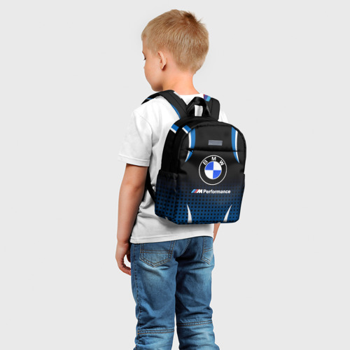 Детский рюкзак 3D с принтом BMW, фото на моделе #1