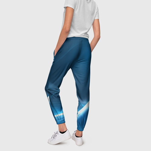 Женские брюки 3D с принтом TOYOTA, вид сзади #2