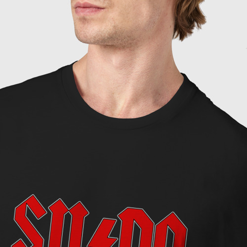 Мужская футболка хлопок с принтом Sudo Highway to shell, фото #4