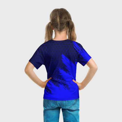 Детская футболка 3D с принтом NISSAN, вид сзади #2