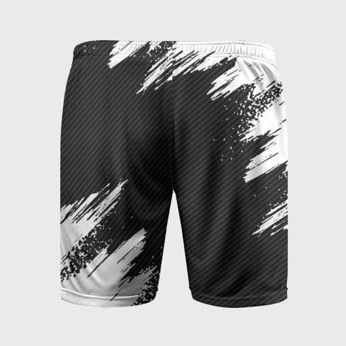 Мужские шорты спортивные с принтом NISSAN, вид сзади #1