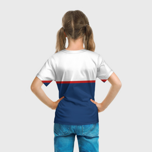 Детская футболка 3D с принтом СССР, вид сзади #2