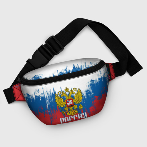 Поясная сумка 3D с принтом РОССИЯ ТРИКОЛОР, фото #5