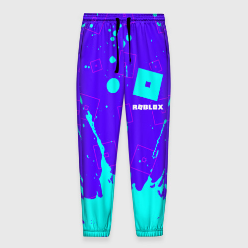 Мужские брюки 3D с принтом ROBLOX / РОБЛОКС, вид спереди #2