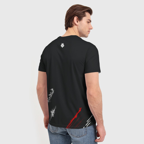 Мужская футболка 3D с принтом Gamers 2 Jersey pro 2020-21, вид сзади #2