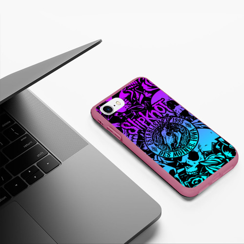 Чехол для iPhone 7/8 матовый с принтом Slipknot, фото #5