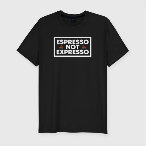 Мужская футболка премиум с принтом Espresso, вид спереди #2