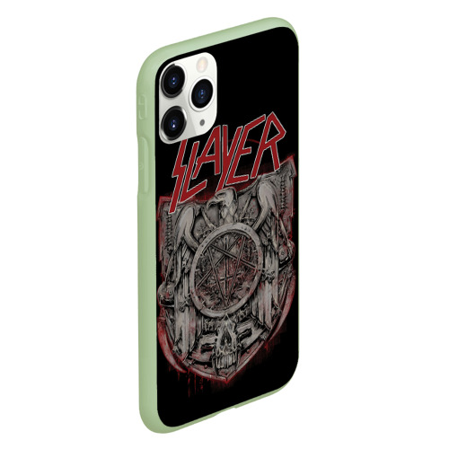 Чехол для iPhone 11 Pro матовый с принтом Slayer, вид сбоку #3