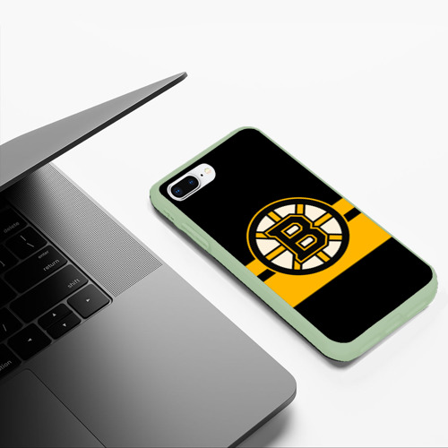 Чехол для iPhone 7Plus/8 Plus матовый с принтом BOSTON BRUINS NHL, фото #5
