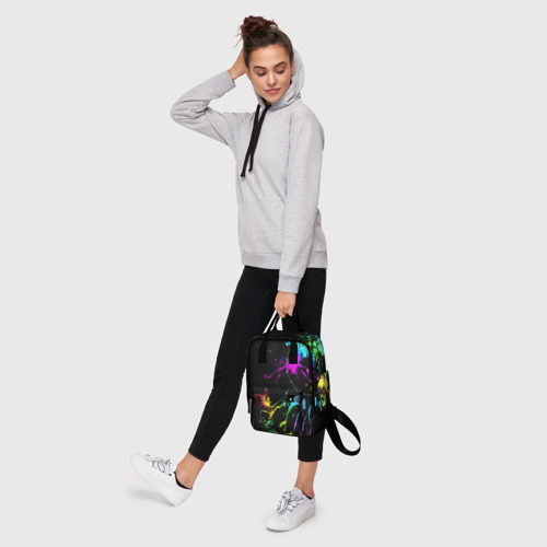 Женский рюкзак 3D с принтом НЕОНОВЫЕ КРАСКИ, фото #4