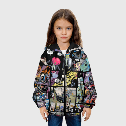 Детская куртка 3D с принтом Академия Амбрелла, вид сбоку #3