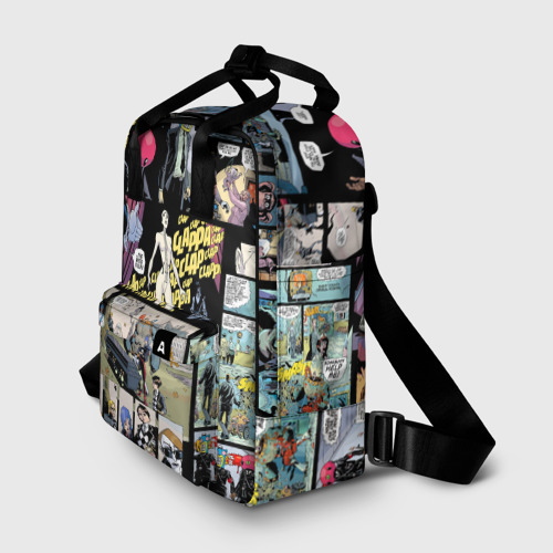 Женский рюкзак 3D с принтом Академия Амбрелла, фото на моделе #1