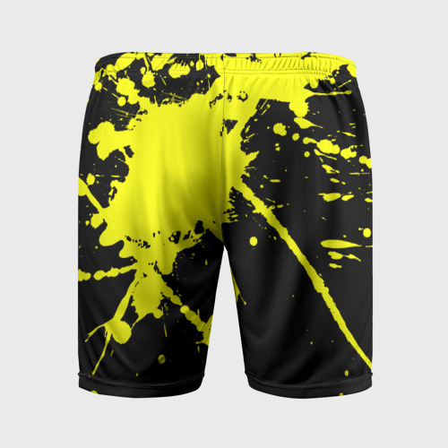 Мужские шорты спортивные с принтом FC Borussia, вид сзади #1