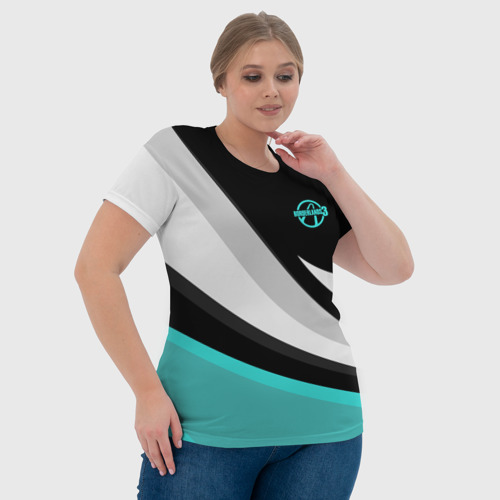 Женская футболка 3D с принтом Borderlands, фото #4