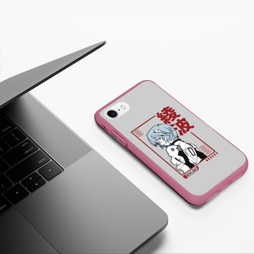 Чехол для iPhone 7/8 матовый с принтом Рэй Аянами, фото #5