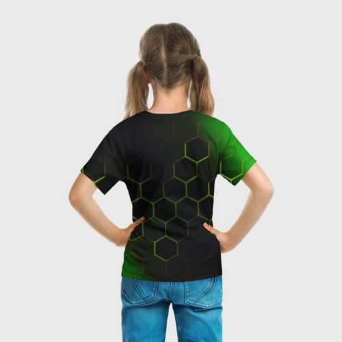 Детская 3D футболка с принтом ROBLOX / РОБЛОКС, вид сзади #2
