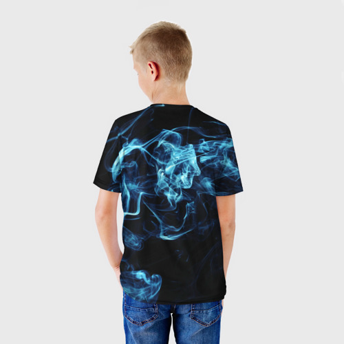 Детская футболка 3D с принтом Miracle Romance, вид сзади #2