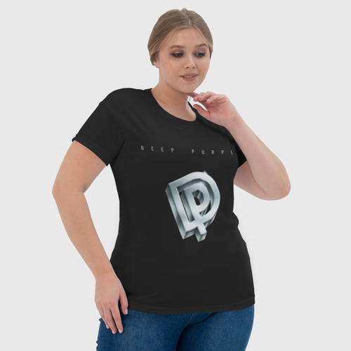 Женская футболка 3D с принтом Deep Purple, фото #4
