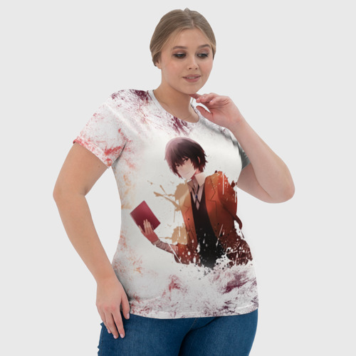 Женская футболка 3D с принтом Дазай, фото #4