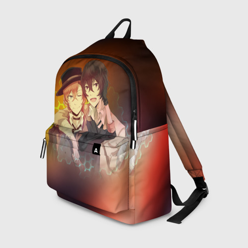 Рюкзак 3D с принтом Дазай и Чуя, вид спереди #2