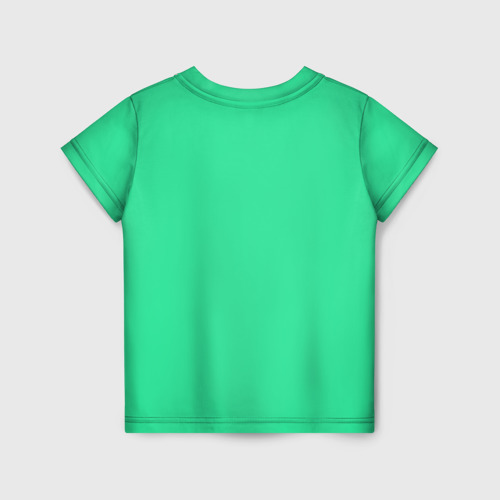 Детская 3D футболка с принтом Юные Симба и Нала, вид сзади #1