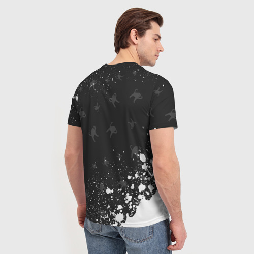Мужская футболка 3D с принтом ЪУЪ съука, вид сзади #2
