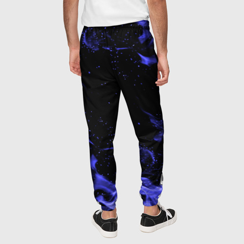 Мужские брюки 3D с принтом CHEVROLET, вид сзади #2