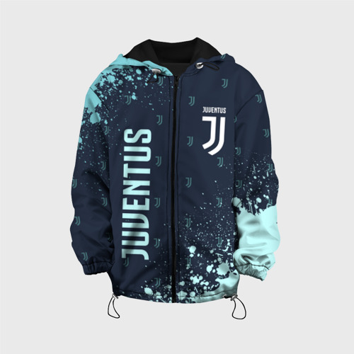 Детская куртка 3D с принтом Juventus Ювентус, вид спереди #2