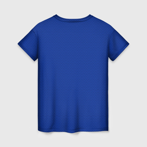 Женская футболка 3D с принтом Челси форма 20-21, вид сзади #1