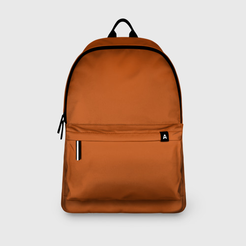 Рюкзак 3D с принтом Радуга v6 - оранжевый, вид сбоку #3