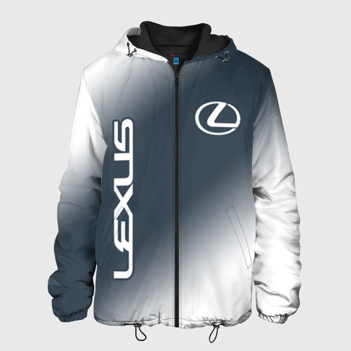 Мужская куртка 3D с принтом LEXUS / ЛЕКСУС, вид спереди #2