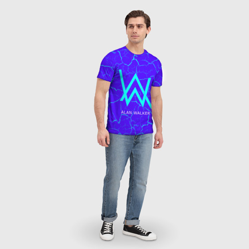 Мужская футболка 3D с принтом ALAN WALKER / АЛАН УОКЕР, вид сбоку #3