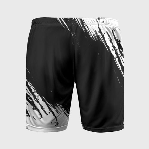 Мужские шорты спортивные с принтом JUVENTUS / ЮВЕНТУС, вид сзади #1