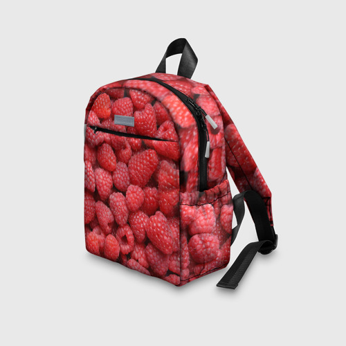 Детский рюкзак 3D с принтом Малина, вид сбоку #3