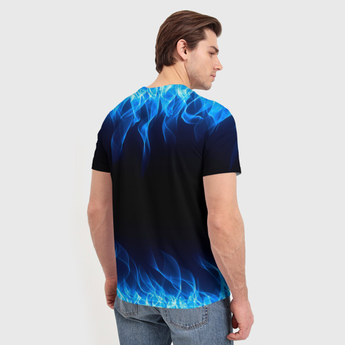 Мужская футболка 3D с принтом AC/DC, вид сзади #2